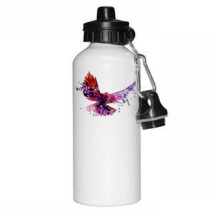 Colorful Dove Aluminum Water Bottle