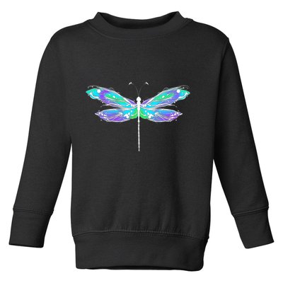 Colorful Dragonfly Toddler Sweatshirt
