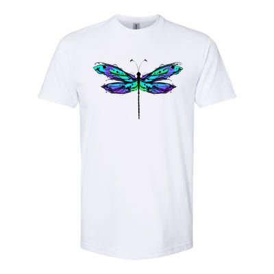 Colorful Dragonfly Softstyle® CVC T-Shirt