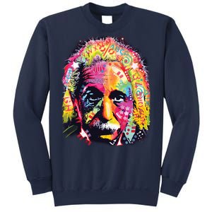 Colorful Einstein Trippy Face Sweatshirt