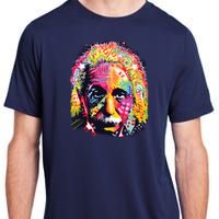 Colorful Einstein Trippy Face Adult ChromaSoft Performance T-Shirt