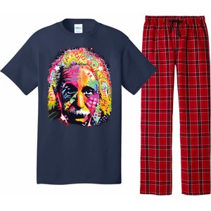 Colorful Einstein Trippy Face Pajama Set