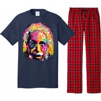 Colorful Einstein Trippy Face Pajama Set