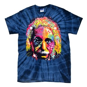 Colorful Einstein Trippy Face Tie-Dye T-Shirt