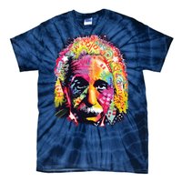 Colorful Einstein Trippy Face Tie-Dye T-Shirt