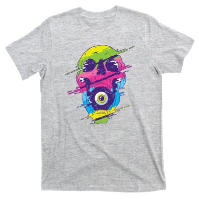 Colorful Eye Skull T-Shirt