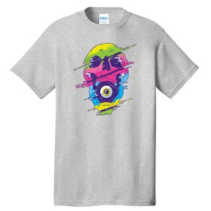 Colorful Eye Skull Tall T-Shirt