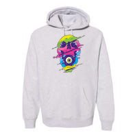 Colorful Eye Skull Premium Hoodie