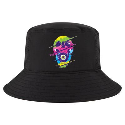 Colorful Eye Skull Cool Comfort Performance Bucket Hat