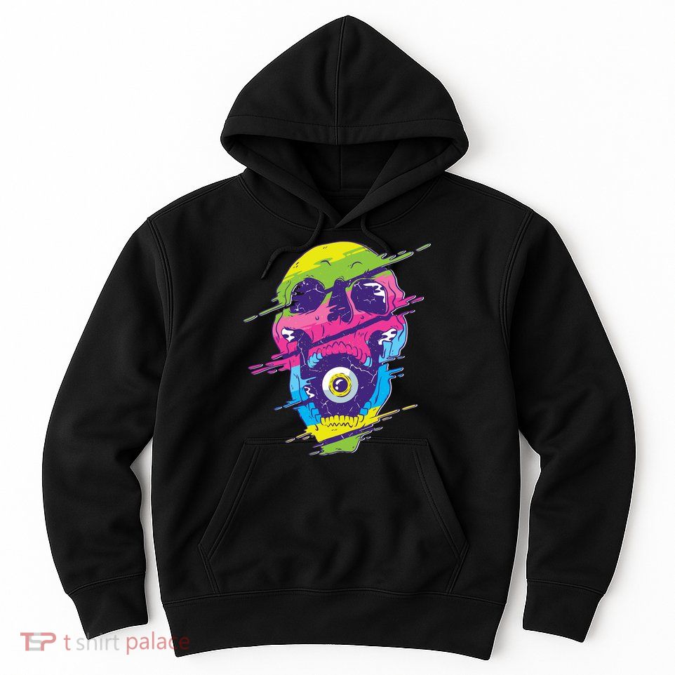 Colorful Eye Skull Hoodie