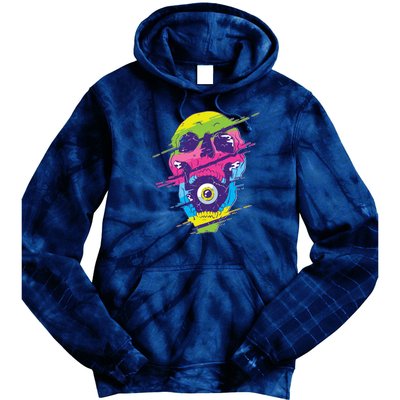 Colorful Eye Skull Tie Dye Hoodie