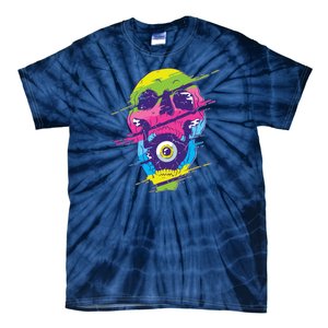 Colorful Eye Skull Tie-Dye T-Shirt