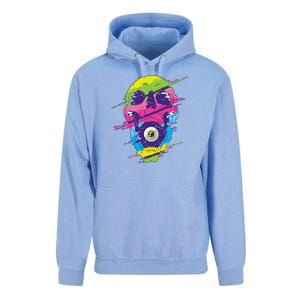 Colorful Eye Skull Unisex Surf Hoodie