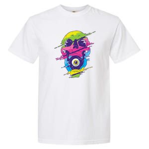 Colorful Eye Skull Garment-Dyed Heavyweight T-Shirt