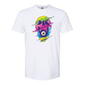 Colorful Eye Skull Softstyle CVC T-Shirt