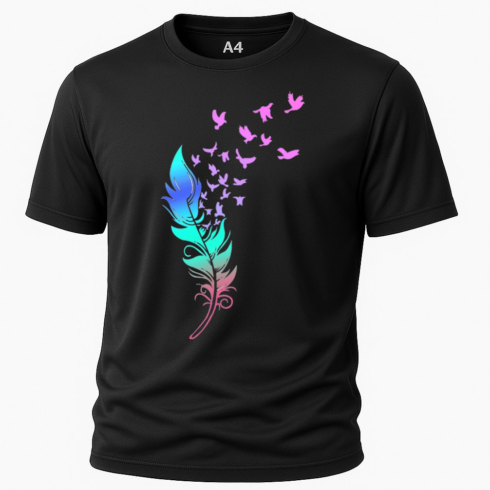 Colorful Feather Cooling Performance Crew T-Shirt