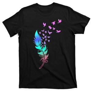 Colorful Feather T-Shirt