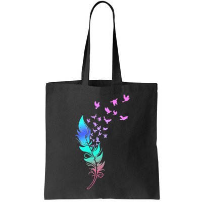 Colorful Feather Bag