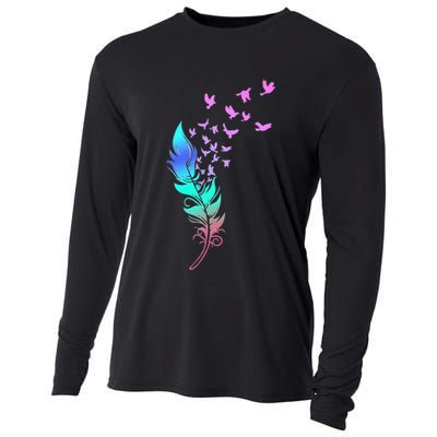 Colorful Feather Cooling Performance Long Sleeve Crew