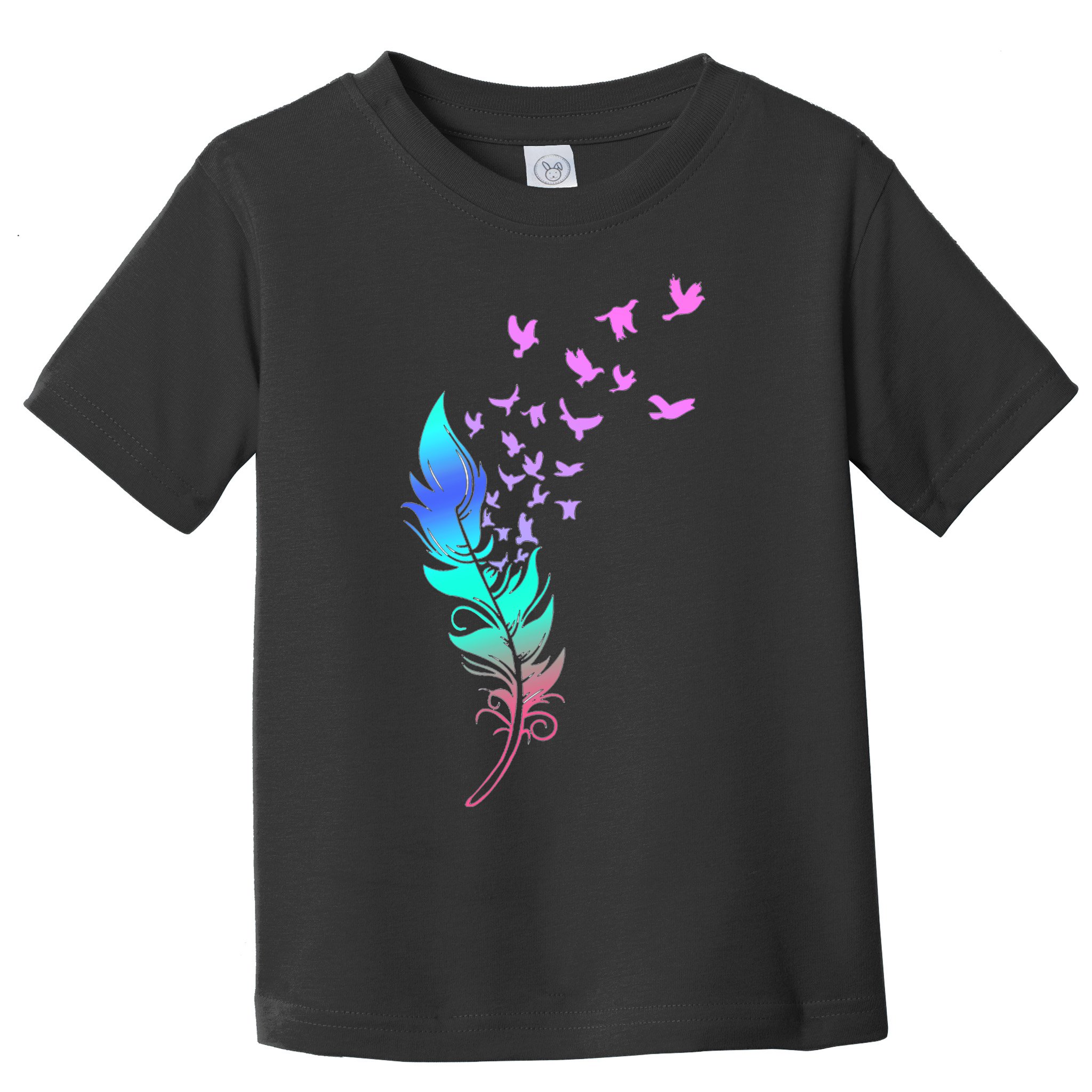 Colorful Feather Toddler T-Shirt