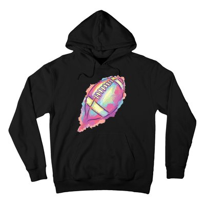 Colorful Football Graphic Hoodie