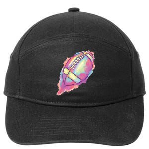 Colorful Football Graphic 7-Panel Snapback Hat