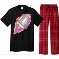 Colorful Football Graphic Pajama Set