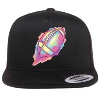 Colorful Football Graphic Flatbill Hat