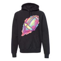 Colorful Football Graphic Premium Hoodie