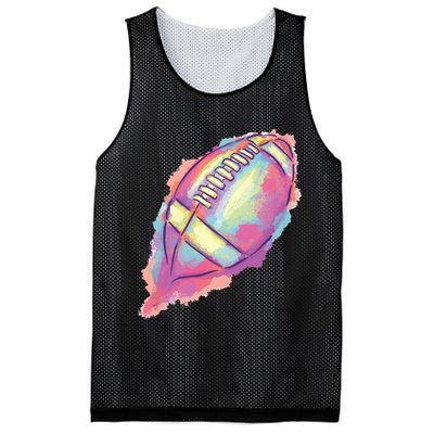 Colorful Football Graphic Mesh Reversible Basketball Jersey Tank