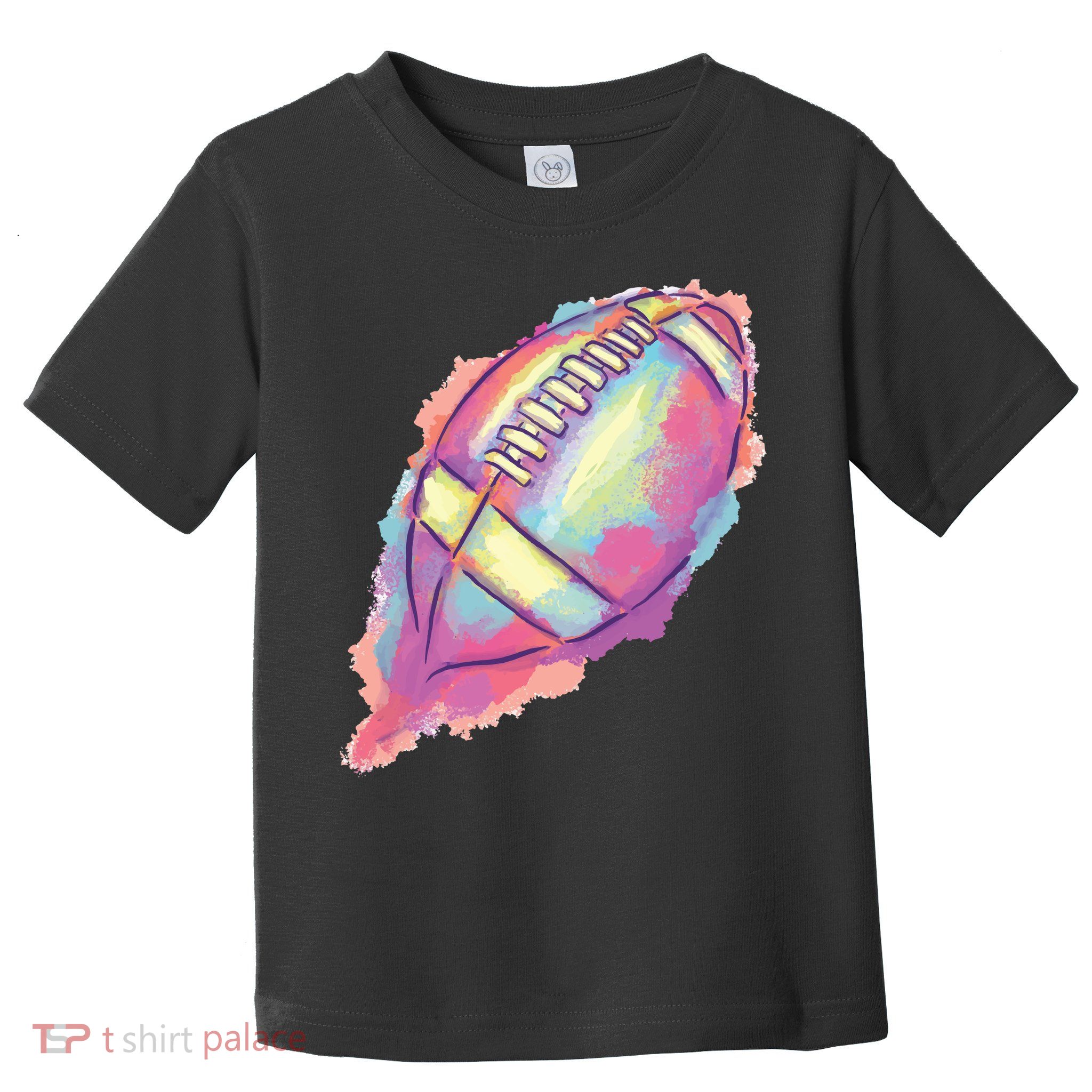 Colorful Football Graphic Toddler T-Shirt