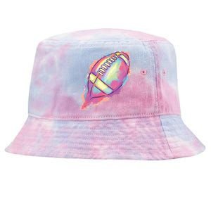 Colorful Football Graphic Tie-Dyed Bucket Hat