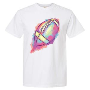 Colorful Football Graphic Garment-Dyed Heavyweight T-Shirt