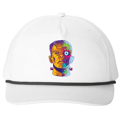 Colorful Frankenstein Snapback Five-Panel Rope Hat