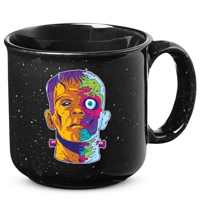 Colorful Frankenstein 15oz Campfire Ceramic Mug