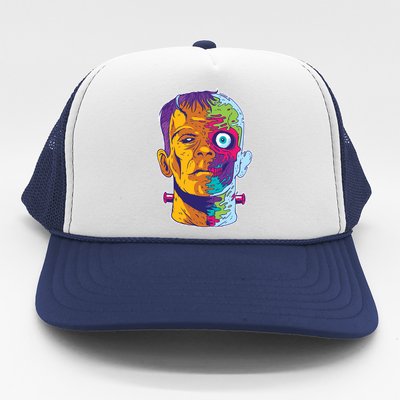 Colorful Frankenstein Trucker Hat