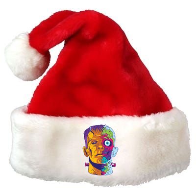 Colorful Frankenstein Premium Christmas Santa Hat