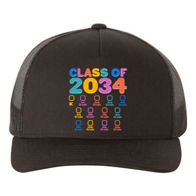 Colorful Future Class of 2034 Graduation Checklist Yupoong Adult 5-Panel Trucker Hat