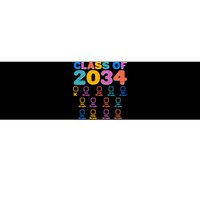 Colorful Future Class of 2034 Graduation Checklist Bumper Sticker