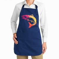 Colorful Geometric Fish Apron