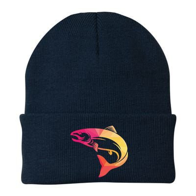 Colorful Geometric Fish Beanie