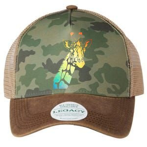 Colorful Giraffe Legacy Tie Dye Trucker Hat