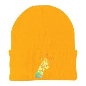 Colorful Giraffe Knit Cap Winter Beanie