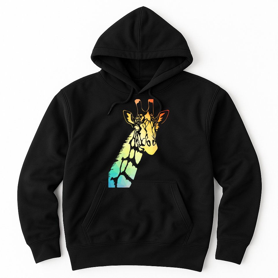 Colorful Giraffe Hoodie