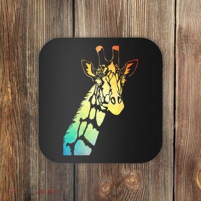 Colorful Giraffe Coaster