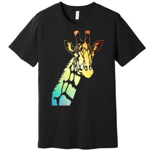 Colorful Giraffe Premium T-Shirt