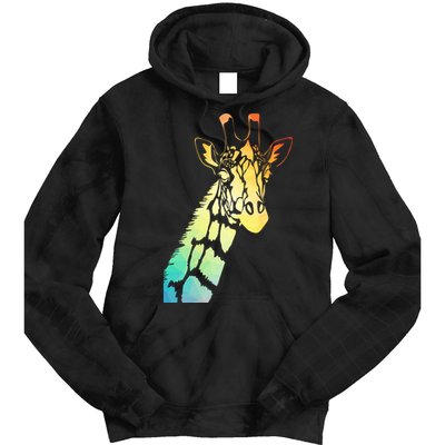 Colorful Giraffe Tie Dye Hoodie
