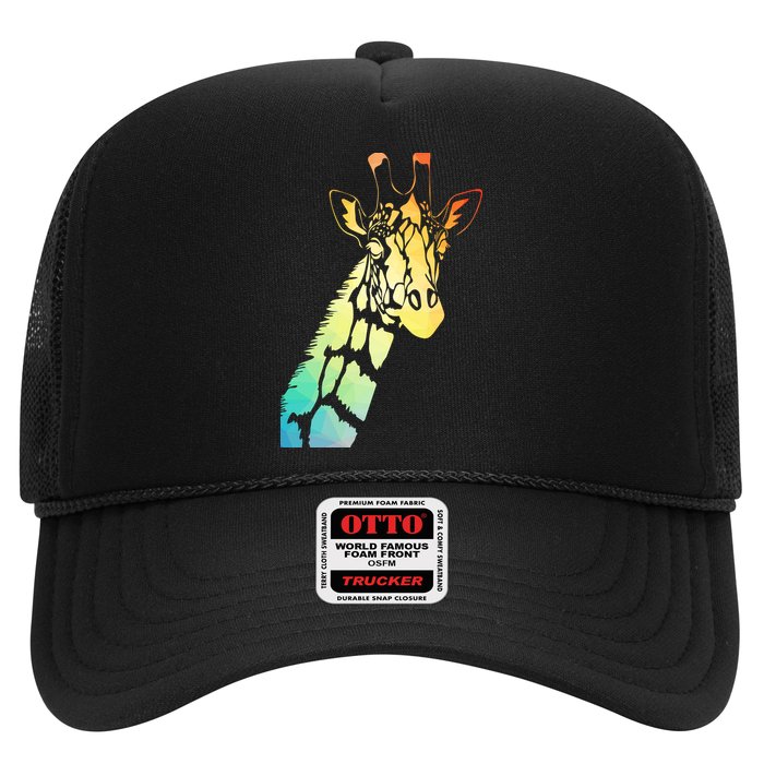 Colorful Giraffe Trucker Hat