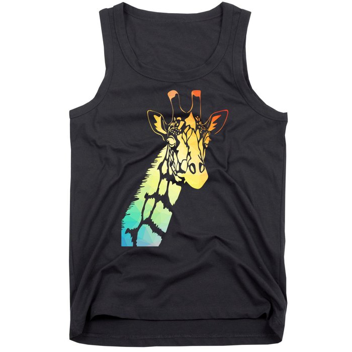 Colorful Giraffe Tank Top