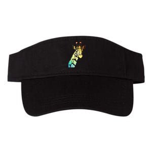 Colorful Giraffe Valucap Bio-Washed Visor